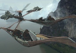 Wookie flying catamaran