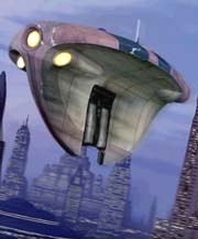 Coruscant air taxi
